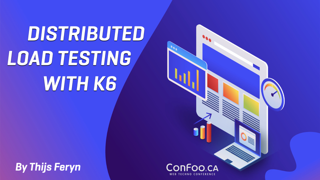 Distributed load testing with k6